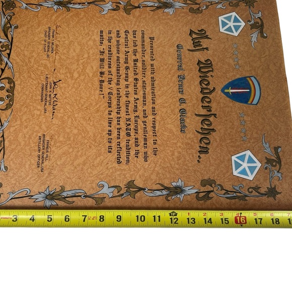 General Bruce C Clarke leaving award ground commander Europe Cold War- WW2 4th - Picture 7 of 7